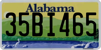 AL license plate 35BI465