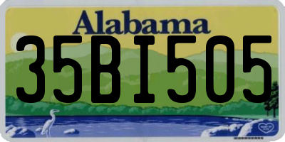 AL license plate 35BI505