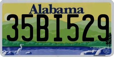 AL license plate 35BI529