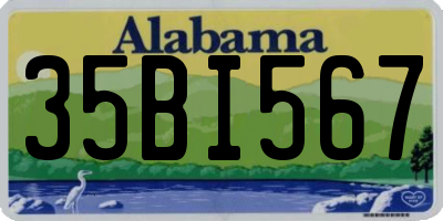 AL license plate 35BI567