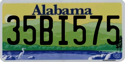 AL license plate 35BI575