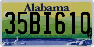 AL license plate 35BI610
