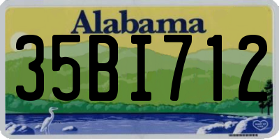 AL license plate 35BI712