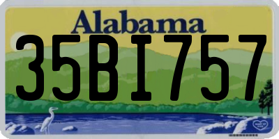 AL license plate 35BI757