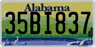 AL license plate 35BI837