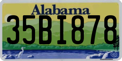 AL license plate 35BI878