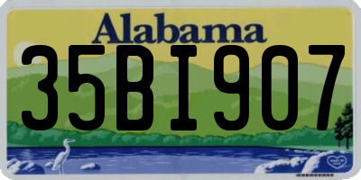 AL license plate 35BI907