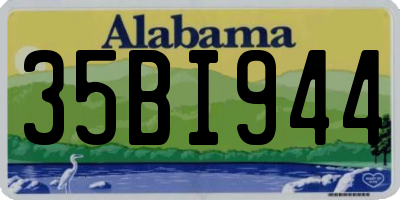 AL license plate 35BI944