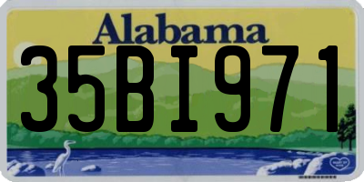 AL license plate 35BI971