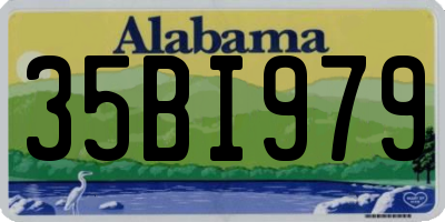 AL license plate 35BI979
