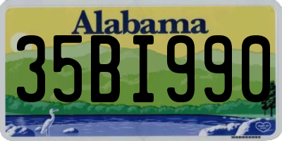 AL license plate 35BI990