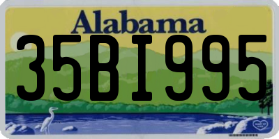 AL license plate 35BI995