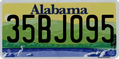 AL license plate 35BJ095