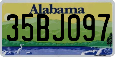 AL license plate 35BJ097