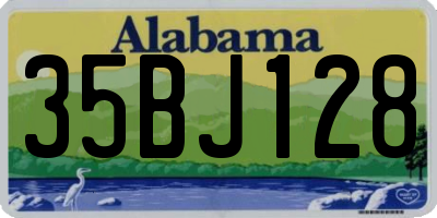 AL license plate 35BJ128
