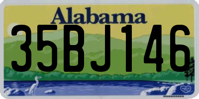 AL license plate 35BJ146