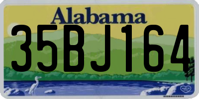 AL license plate 35BJ164
