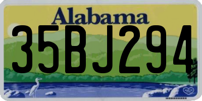AL license plate 35BJ294