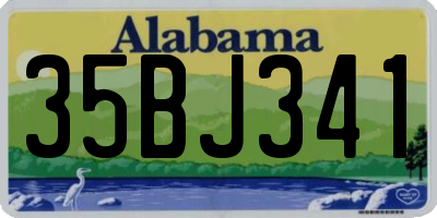AL license plate 35BJ341