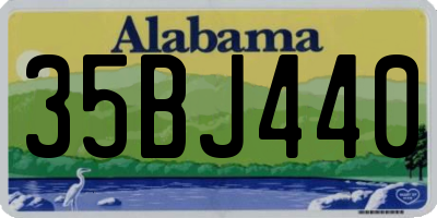 AL license plate 35BJ440