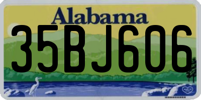 AL license plate 35BJ606