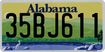 AL license plate 35BJ611