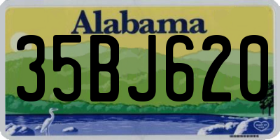 AL license plate 35BJ620