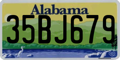 AL license plate 35BJ679