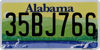 AL license plate 35BJ766