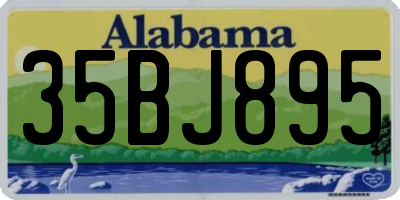 AL license plate 35BJ895