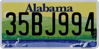 AL license plate 35BJ994