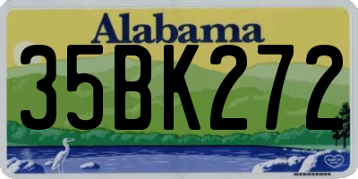 AL license plate 35BK272