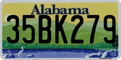 AL license plate 35BK279