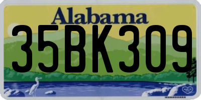 AL license plate 35BK309