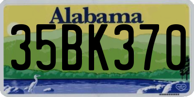 AL license plate 35BK370