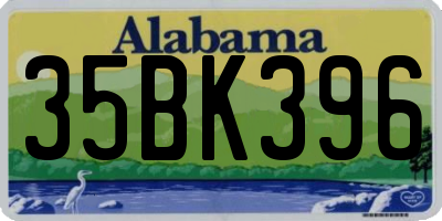 AL license plate 35BK396