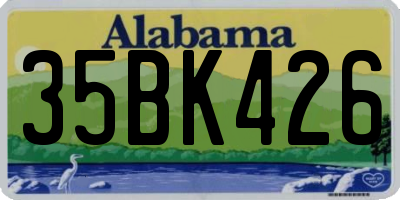 AL license plate 35BK426