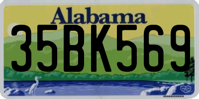 AL license plate 35BK569