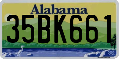 AL license plate 35BK661