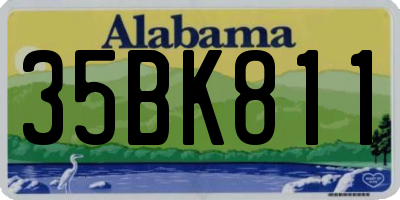 AL license plate 35BK811