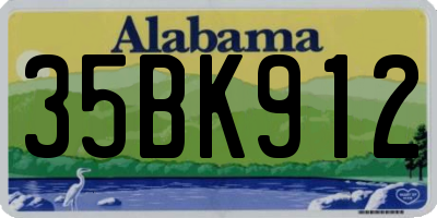 AL license plate 35BK912