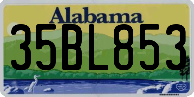 AL license plate 35BL853