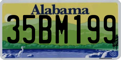 AL license plate 35BM199