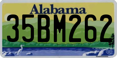 AL license plate 35BM262
