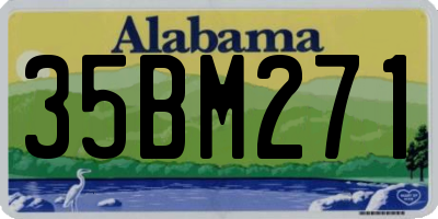 AL license plate 35BM271