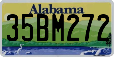 AL license plate 35BM272