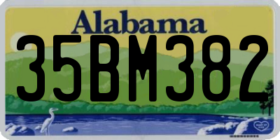 AL license plate 35BM382