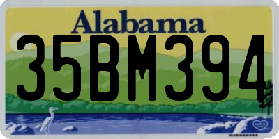 AL license plate 35BM394