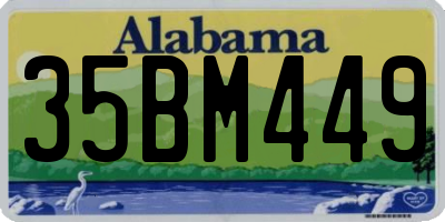 AL license plate 35BM449