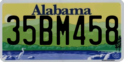 AL license plate 35BM458